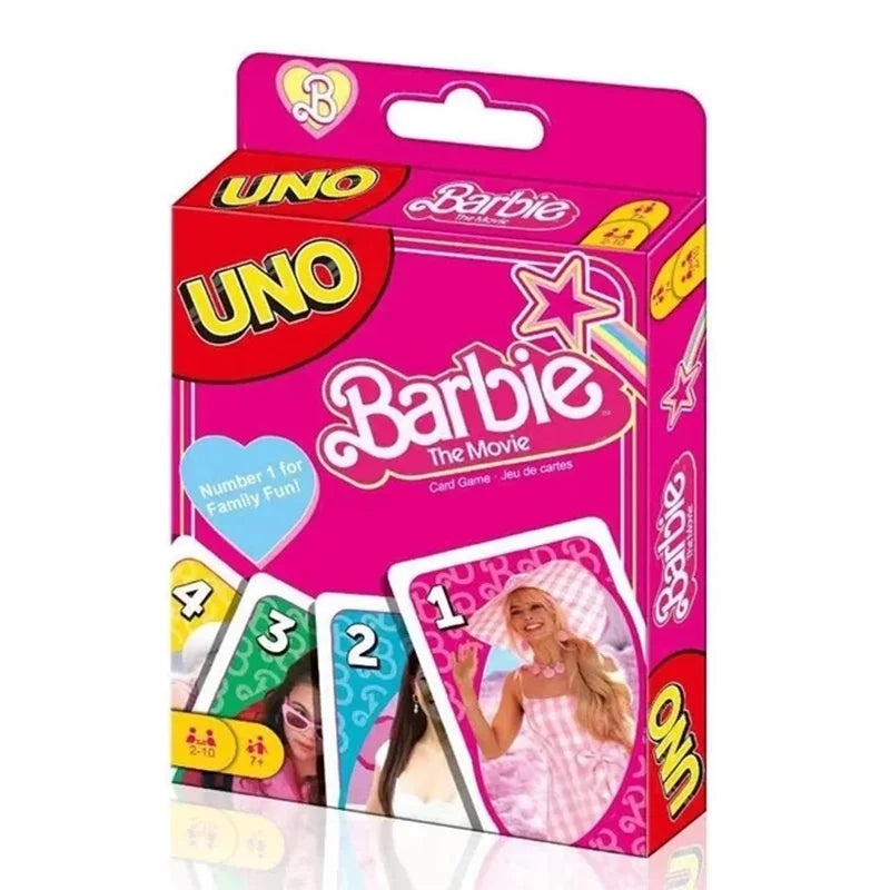 Mattel UNO Super Mario Card Games Family Funny Entertainment Board Game Poker Kids Toys Playing Cards