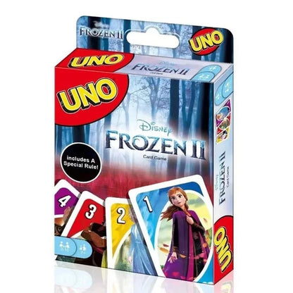 Mattel UNO Super Mario Card Games Family Funny Entertainment Board Game Poker Kids Toys Playing Cards