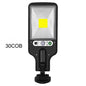 Solar Outdoor LED Wall Light with Human Body Waterproof 3modes