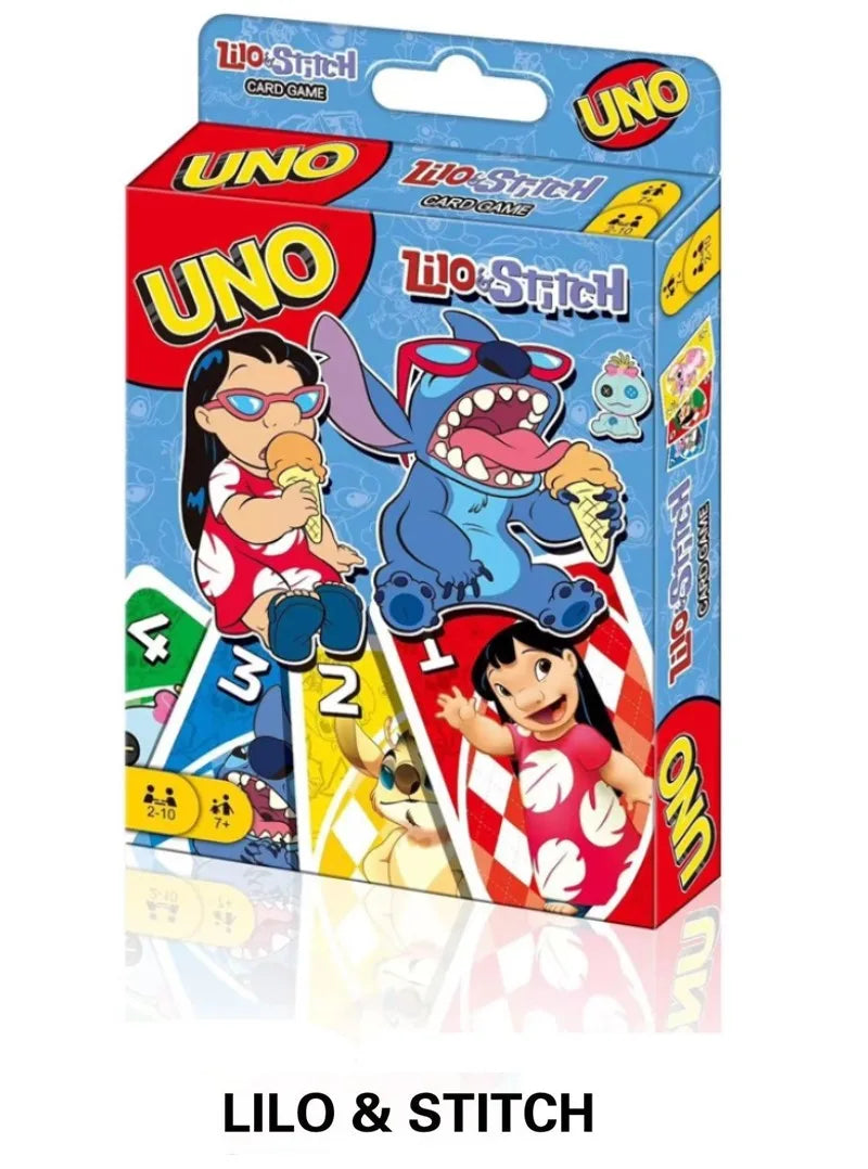 Mattel UNO Super Mario Card Games Family Funny Entertainment Board Game Poker Kids Toys Playing Cards